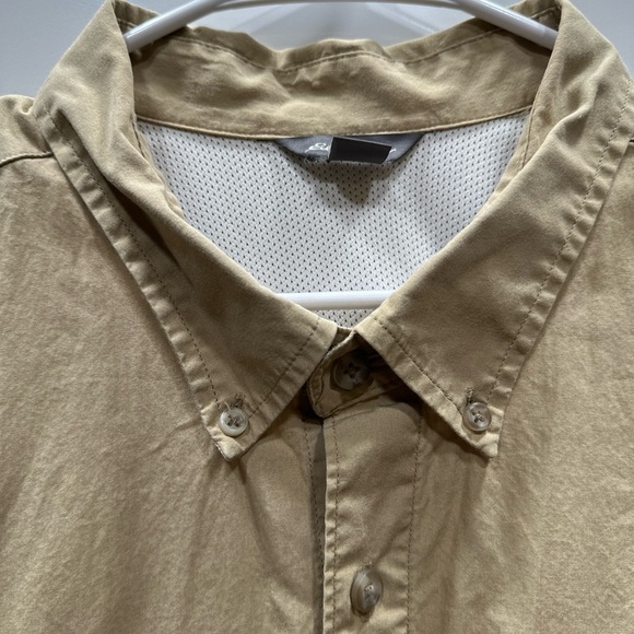 Eddie Bauer Comfort Shirt Outdoor Hiking Fishing Vented Yolk Mens Size 2XL - Picture 2 of 9
